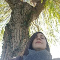 photo de moi sous l'arbre